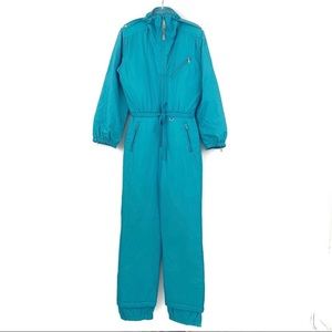 Bogner Blue Vintage One Piece Snow Suit